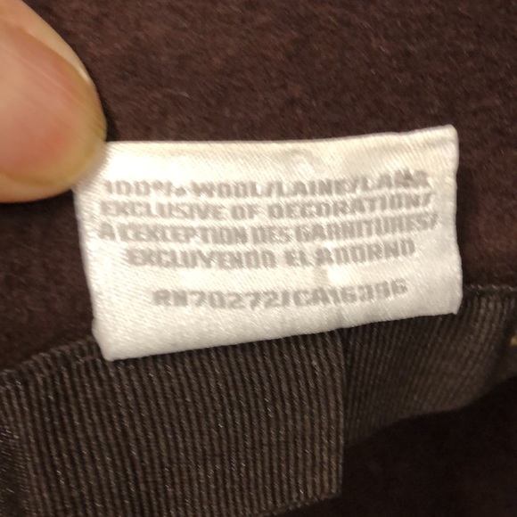 Liz Claiborne brown wool hat. - Picture 5 of 7